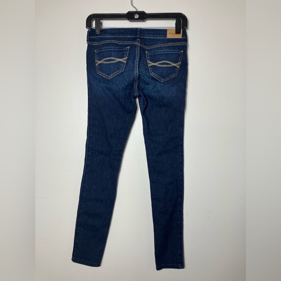 lot of 2 abercrombie kids jeans Girls Sz 14 Slim‎ Denim Casual School 26” Inseam - Picture 7 of 9